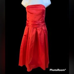 ZARA, STUNNING RED SLEEVELESS GOWN